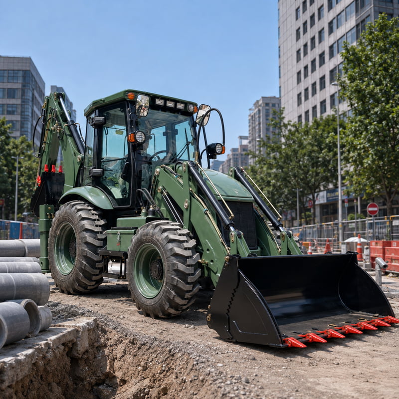 Professional Euro5 4x4 Backhoe - đánh giá và giá Urban Farming Is