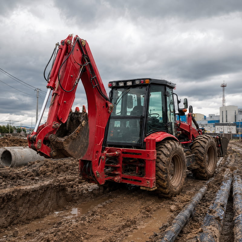 Professional Euro5 4x4 Backhoe - đánh giá và giá Urban Farming Is
