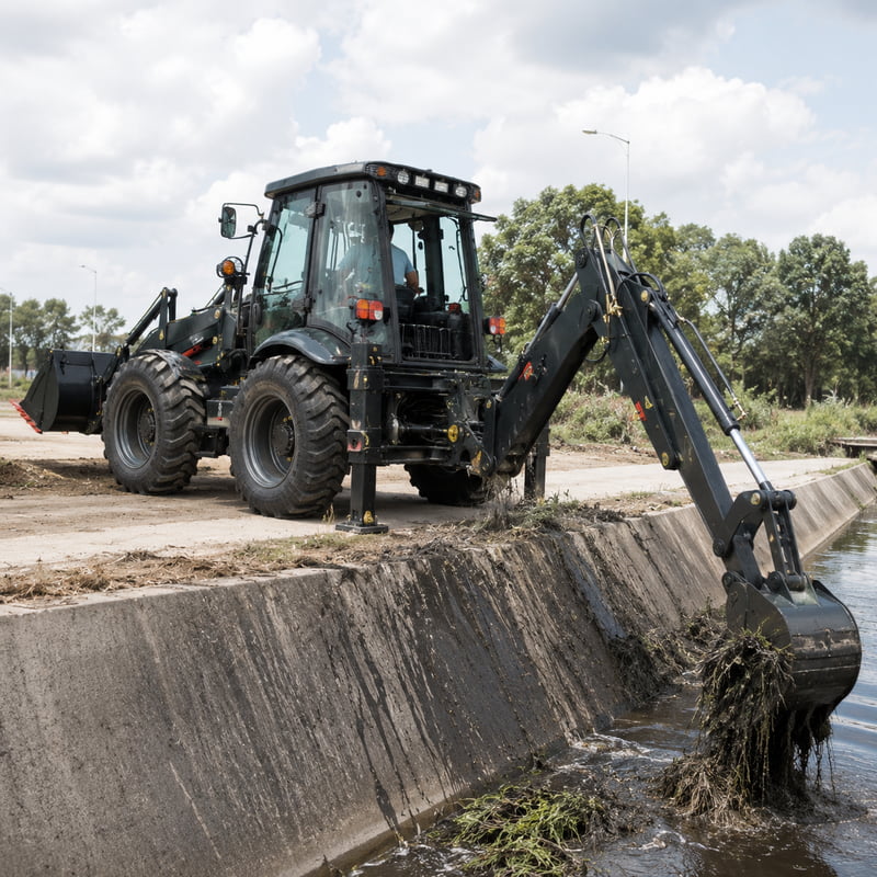 Professional Euro5 4x4 Backhoe - đánh giá và giá Urban Farming Is